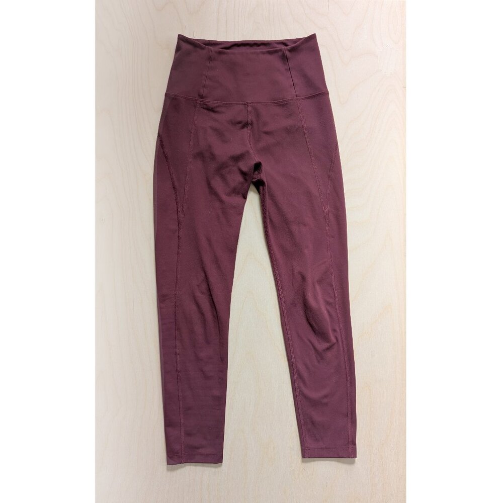 Girlfriend Collective Compressive High-Rise Legging Maroon/Dark Red Size XS